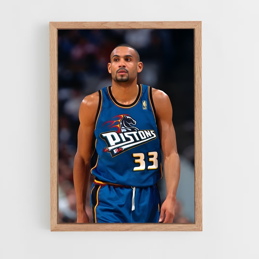 Poster Grant Hill – affiche Basketball (vue 4)